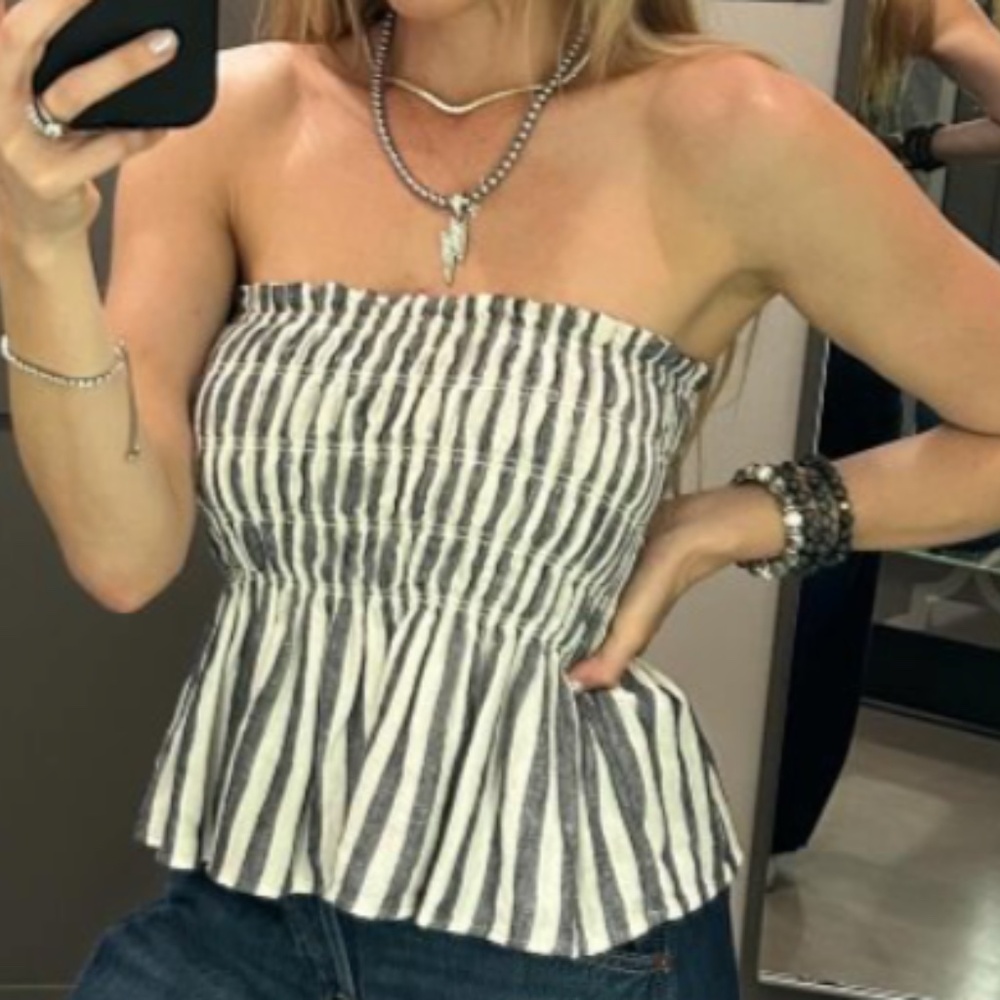 Women's Peplum Tube Top - Universal Thread™ - Large